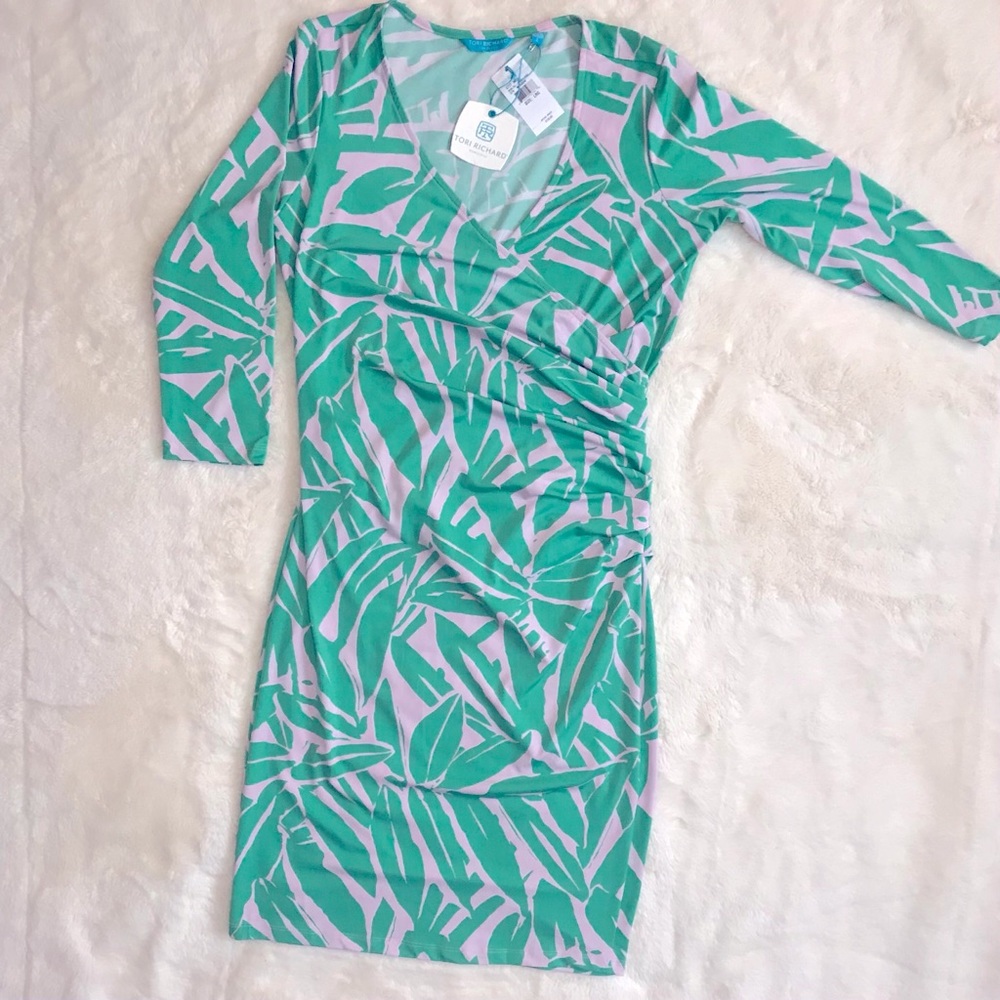 Tori Richard Honolulu printed wrap dress NWT
